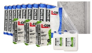 BETON architektoniczny SZALUNKOWY 15-18 m2 ZAPOWIETRZONY TYNK dekoracyjny ZESTAW 