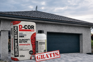 BETON elewacyjny Tynk zewnętrzny  5–6m² 1 worek 22 kg  + IMPREGNAT GRATIS