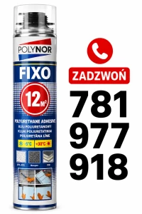 Piano KLEJ DO STYROPIANU EPS XPS Piana Pianoklej POLYNOR FIXO WYDAJNY MOCNY 750 ml